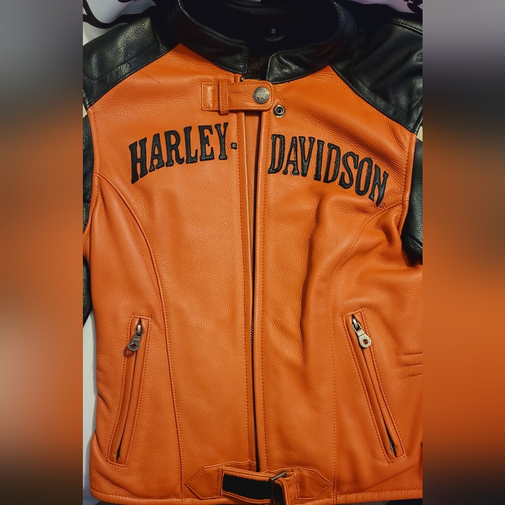 Harley Davidson Sz Sm Women's Protective Riding Coat